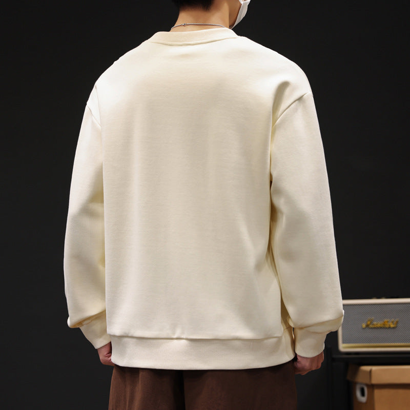 Round Neck Sweater Men's Spring Leisure Bottoming Shirt