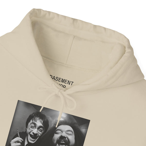 Harry & Laughter in the Candlelight Corridor Hooded Sweatshirt