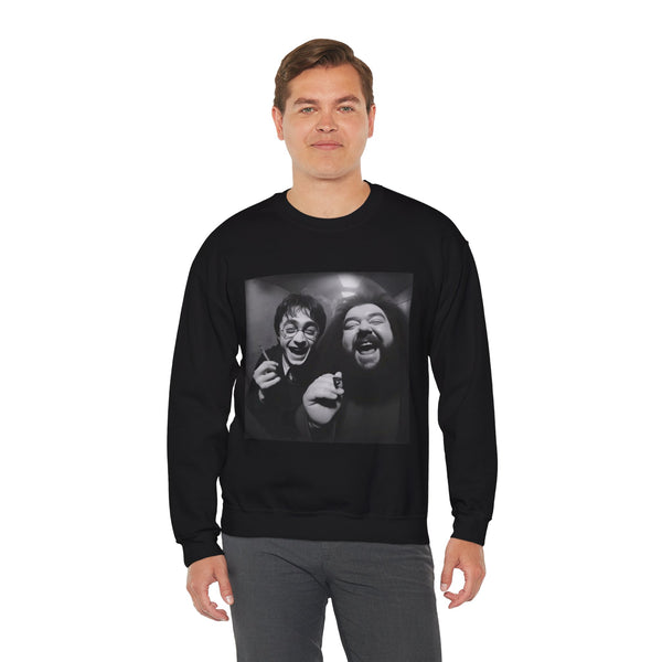 Harry & Laughter in the Candlelight Corridor Sweatshirt