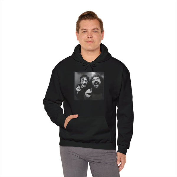 Harry & Laughter in the Candlelight Corridor Hooded Sweatshirt