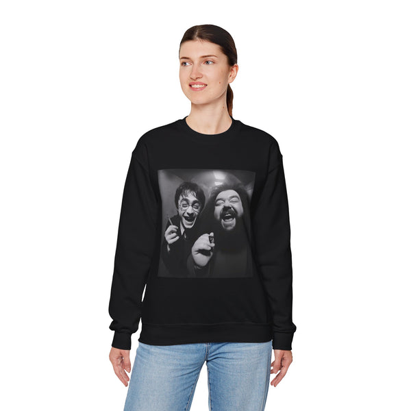 Harry & Laughter in the Candlelight Corridor Sweatshirt