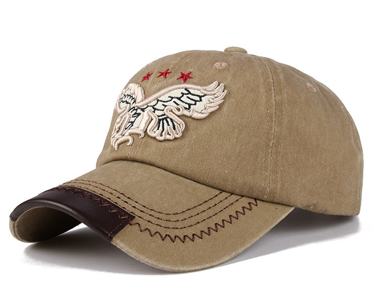 Embroidered Eagle Outdoor Sunshade Cap