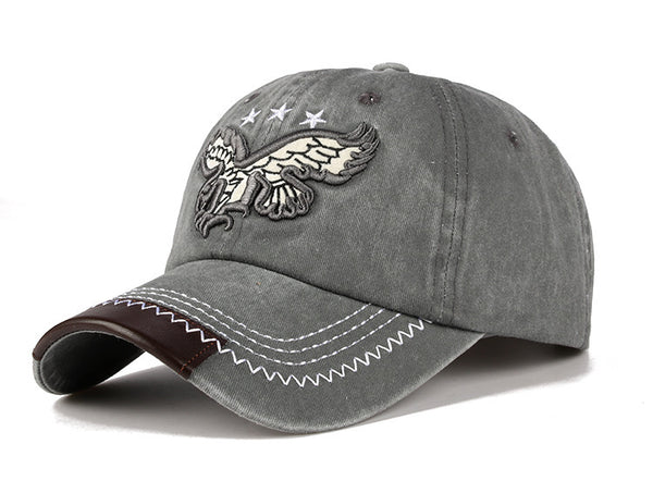 Embroidered Eagle Outdoor Sunshade Cap