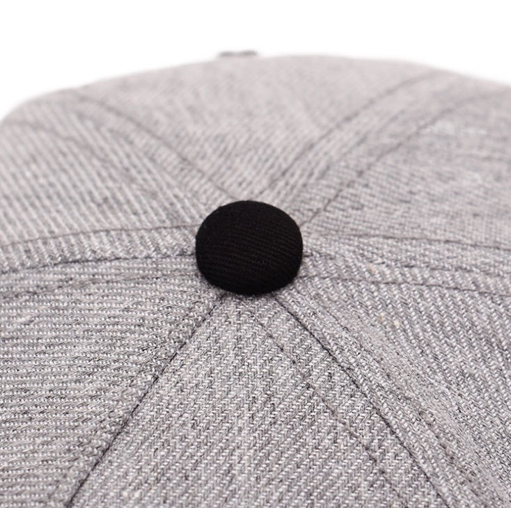 Cotton Cloth Flat Along Baseball Personality Rubber Round Eye Hip Hop Hat