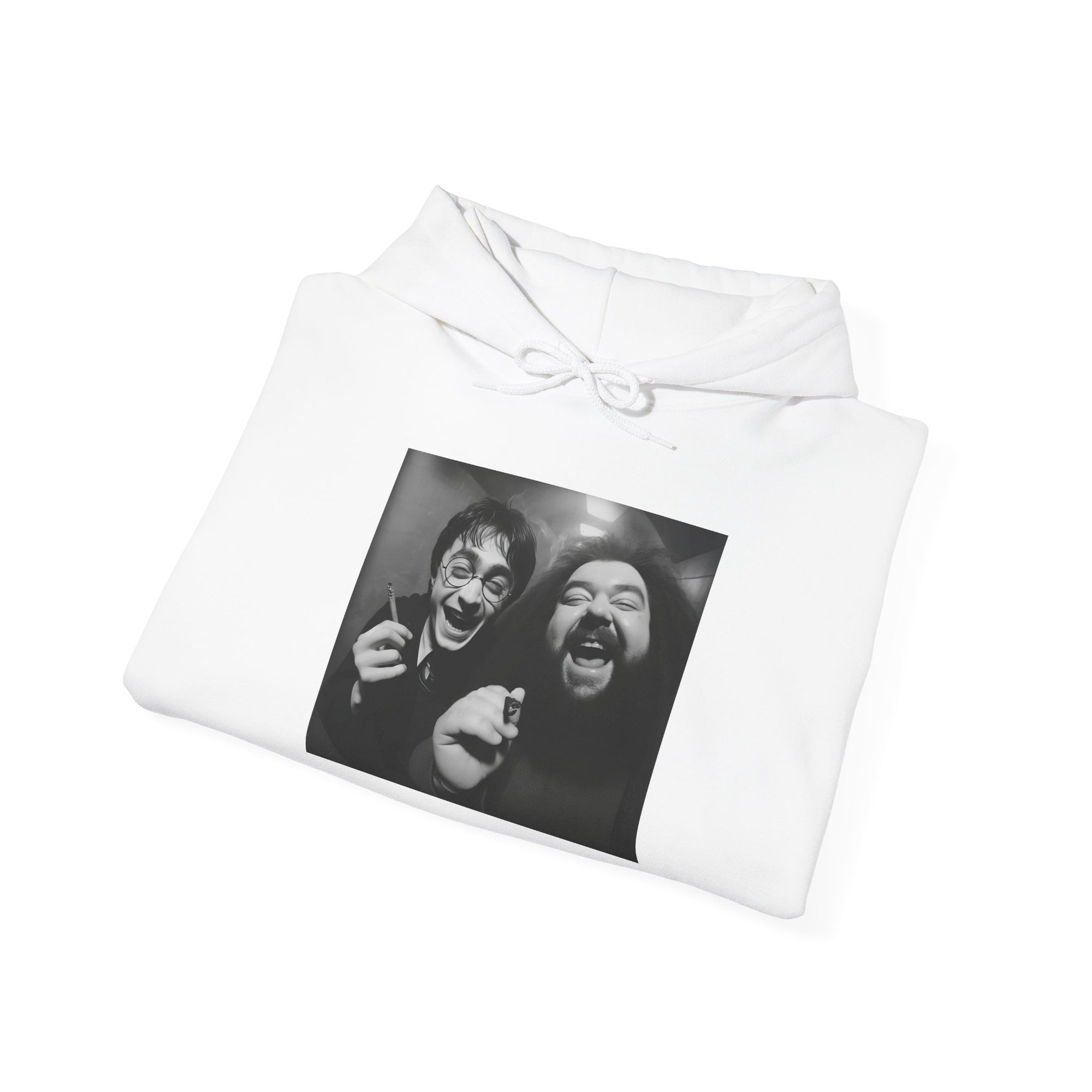 Harry & Laughter in the Candlelight Corridor Hooded Sweatshirt