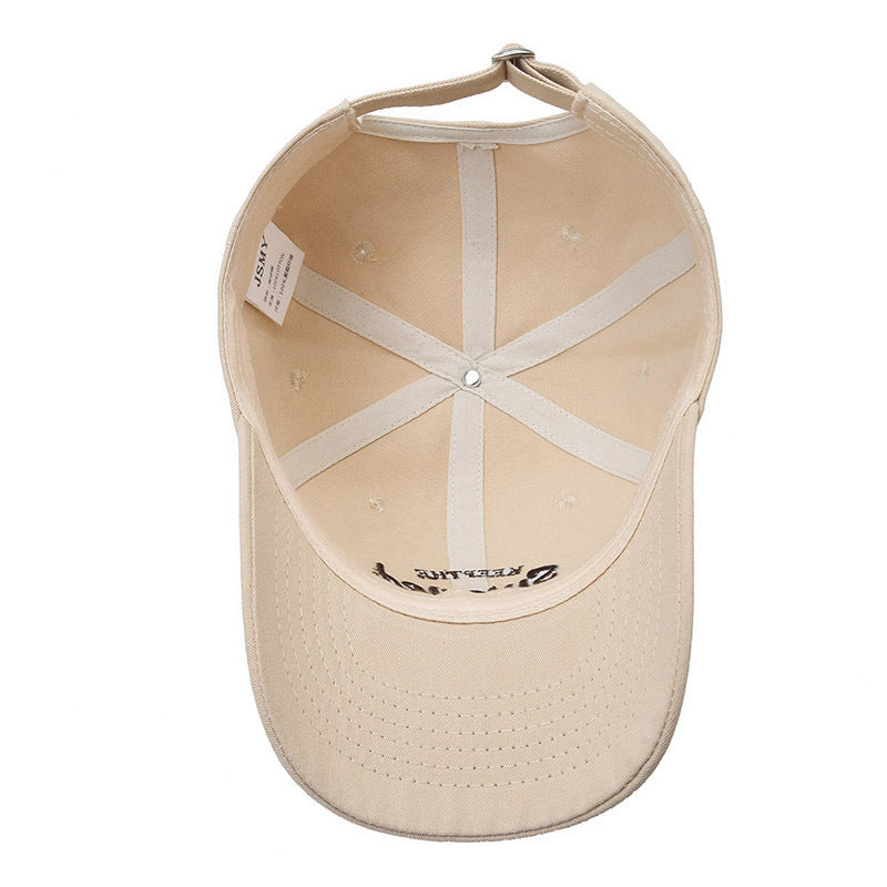 Outdoor Peaked Cap Men And Women Spring And Summer Sun Hat All-match Make Your Face Look Smaller