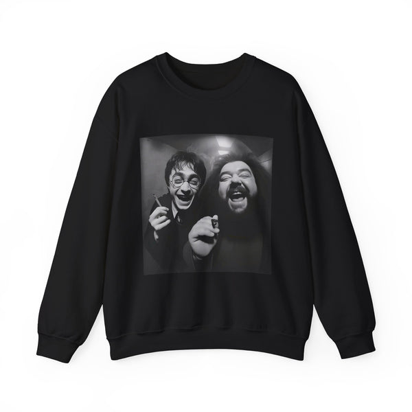 Harry & Laughter in the Candlelight Corridor Sweatshirt