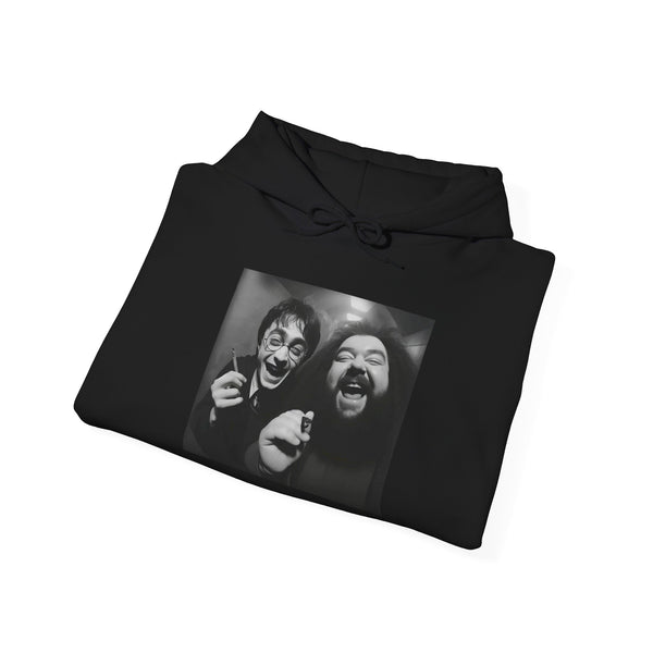 Harry & Laughter in the Candlelight Corridor Hooded Sweatshirt