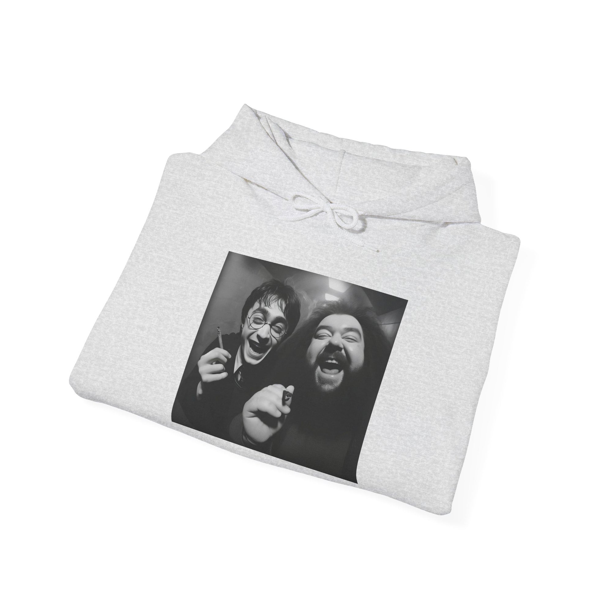 Harry & Laughter in the Candlelight Corridor Hooded Sweatshirt