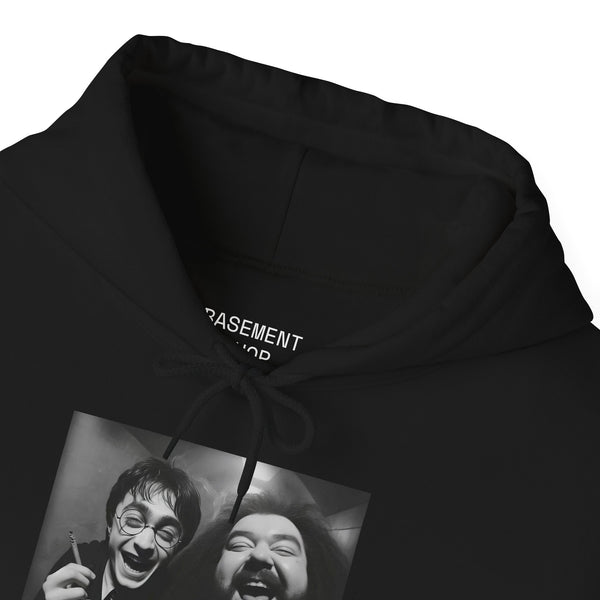 Harry & Laughter in the Candlelight Corridor Hooded Sweatshirt