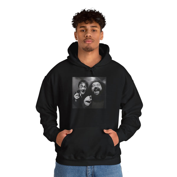 Harry & Laughter in the Candlelight Corridor Hooded Sweatshirt