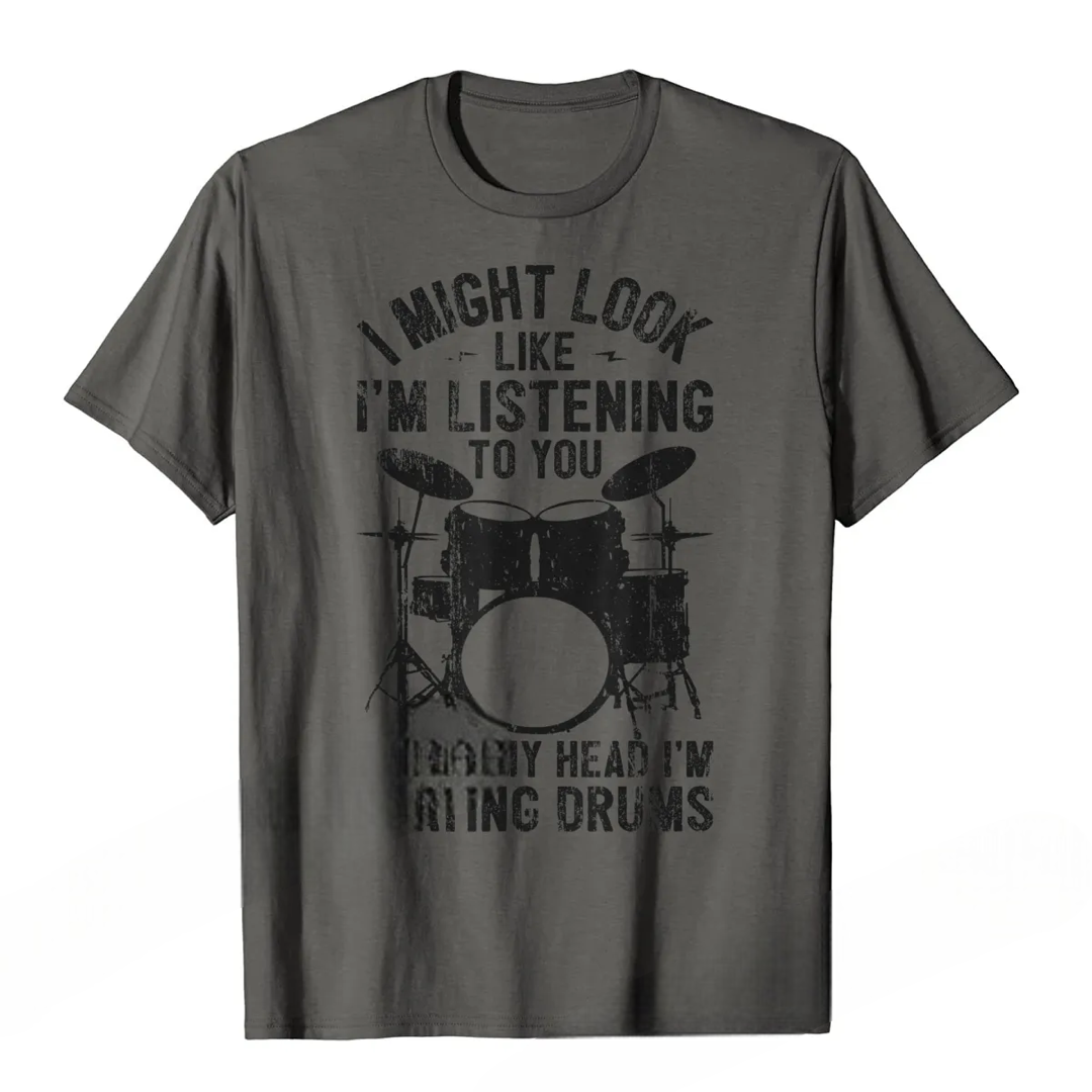 Drums Graphic Print T-Shirt