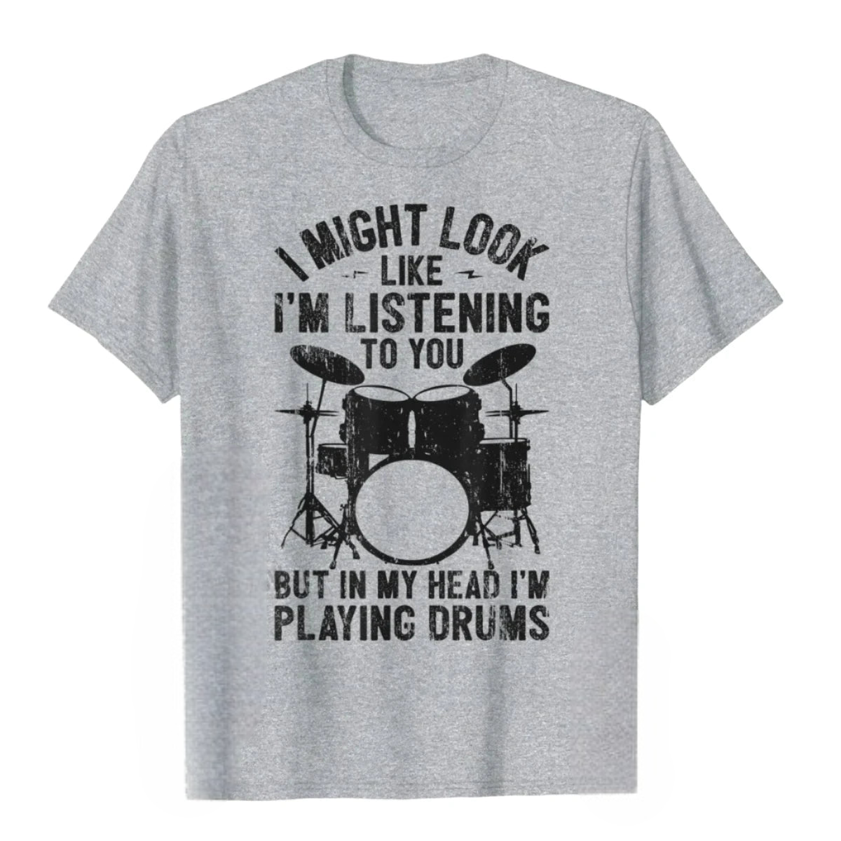 Drums Graphic Print T-Shirt