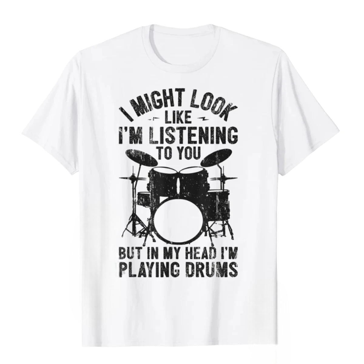 Drums Graphic Print T-Shirt