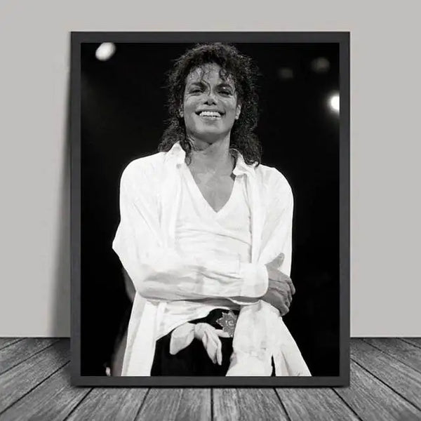 Black and White Michael Jackson Posters Wall Art