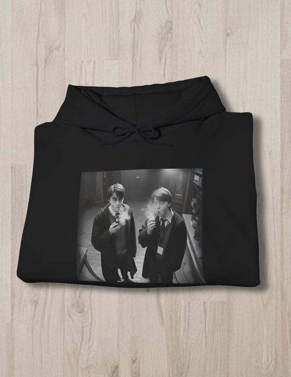 Harry and Ron Smoking Hooded Sweatshirt