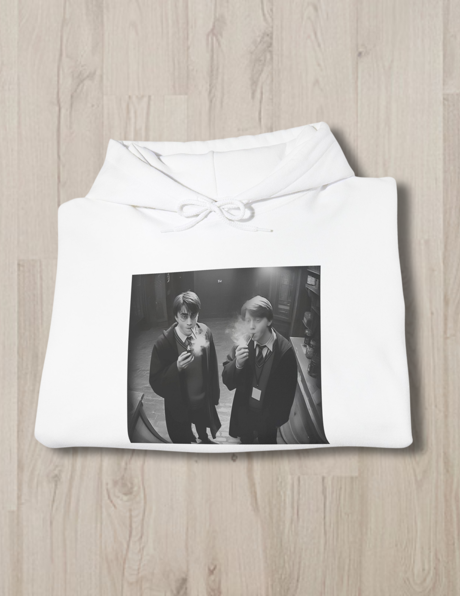 Harry and Ron Smoking Hooded Sweatshirt