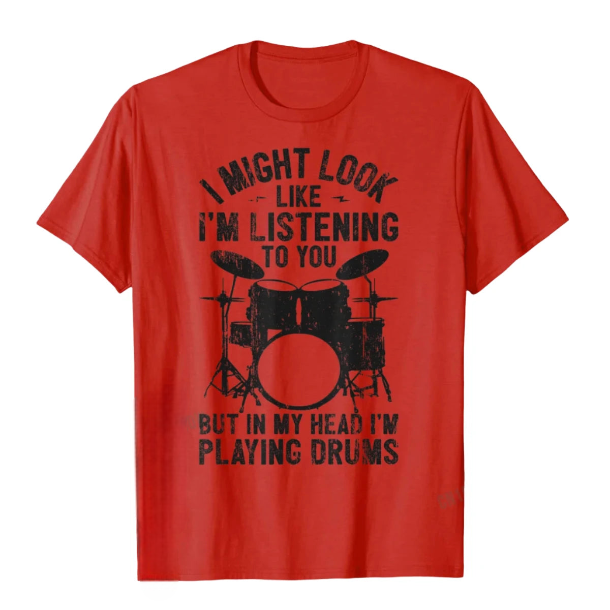 Drums Graphic Print T-Shirt