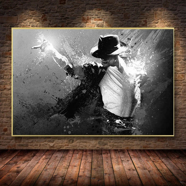 Black and White Michael Jackson Posters Wall Art