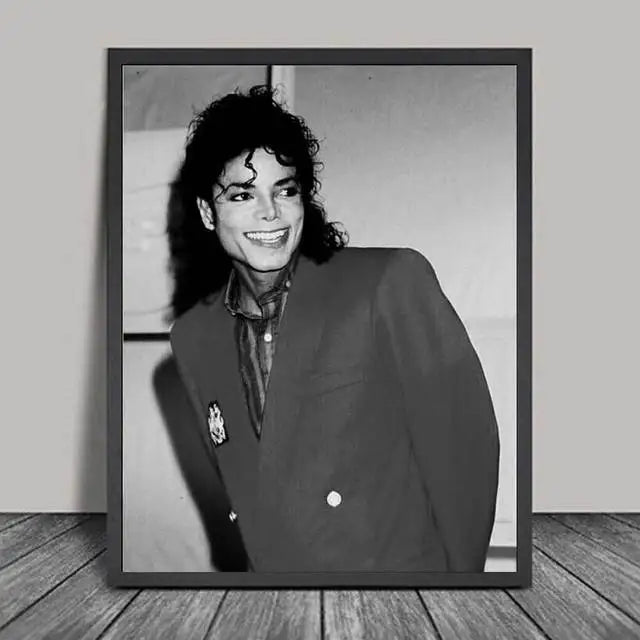 Black and White Michael Jackson Posters Wall Art