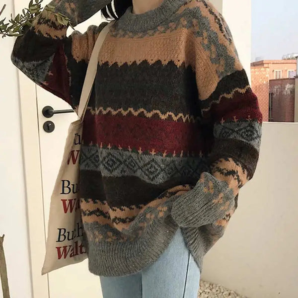 Casual Loose Pullover Sweater