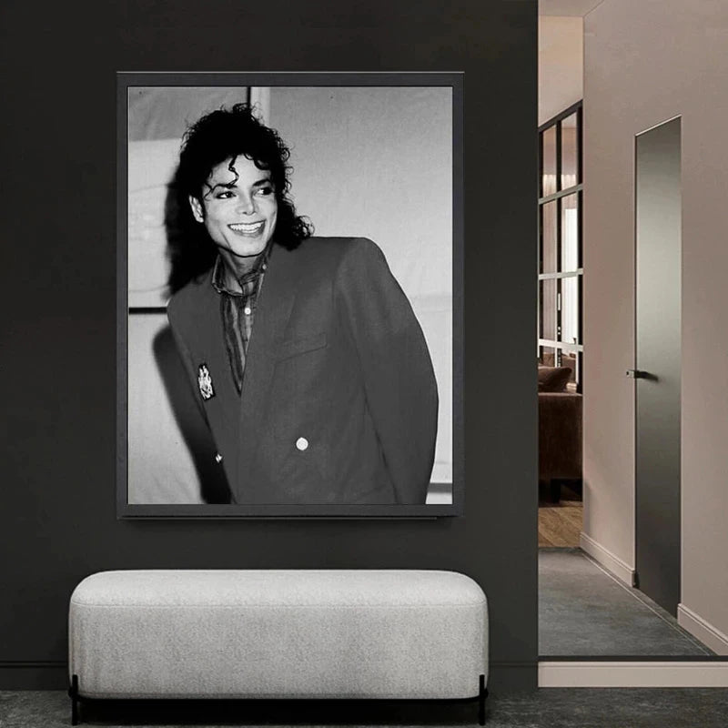 Black and White Michael Jackson Posters Wall Art