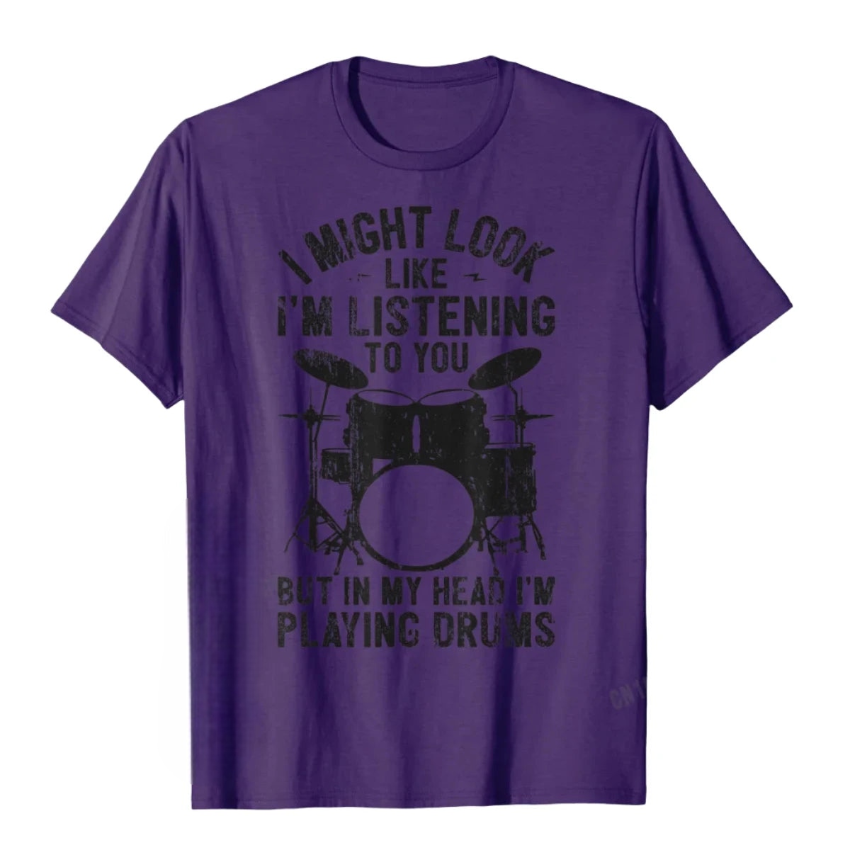 Drums Graphic Print T-Shirt