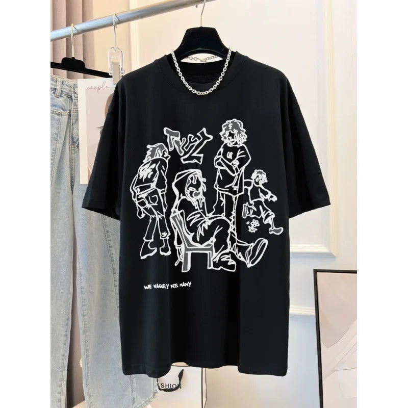 Fashionable Hip Hop Short Sleeve T Shirt