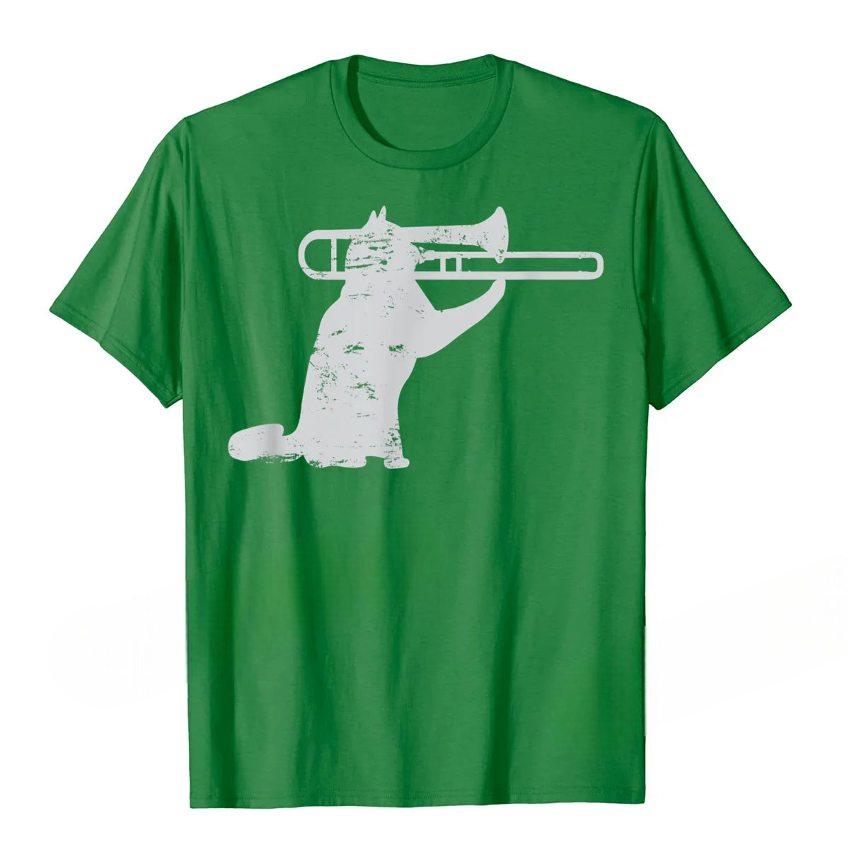 Jazz Cat Playing Trombone T-Shirt