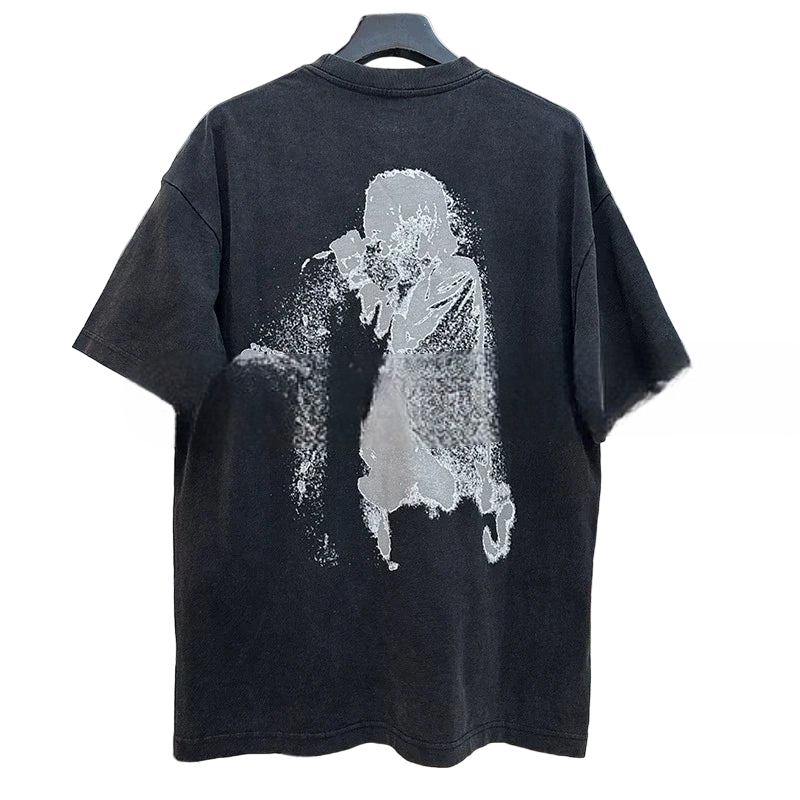 Kurt Cobain Playing Guitar Loose T Shirt