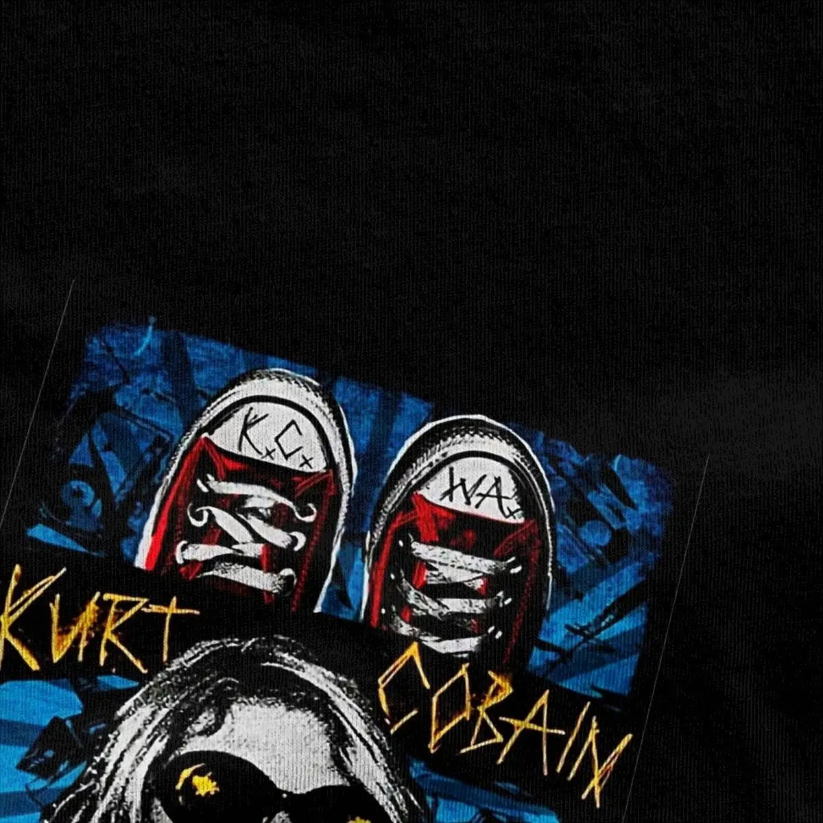 Kurt Cobain Unisex Graphic Print Cotton T-Shirt