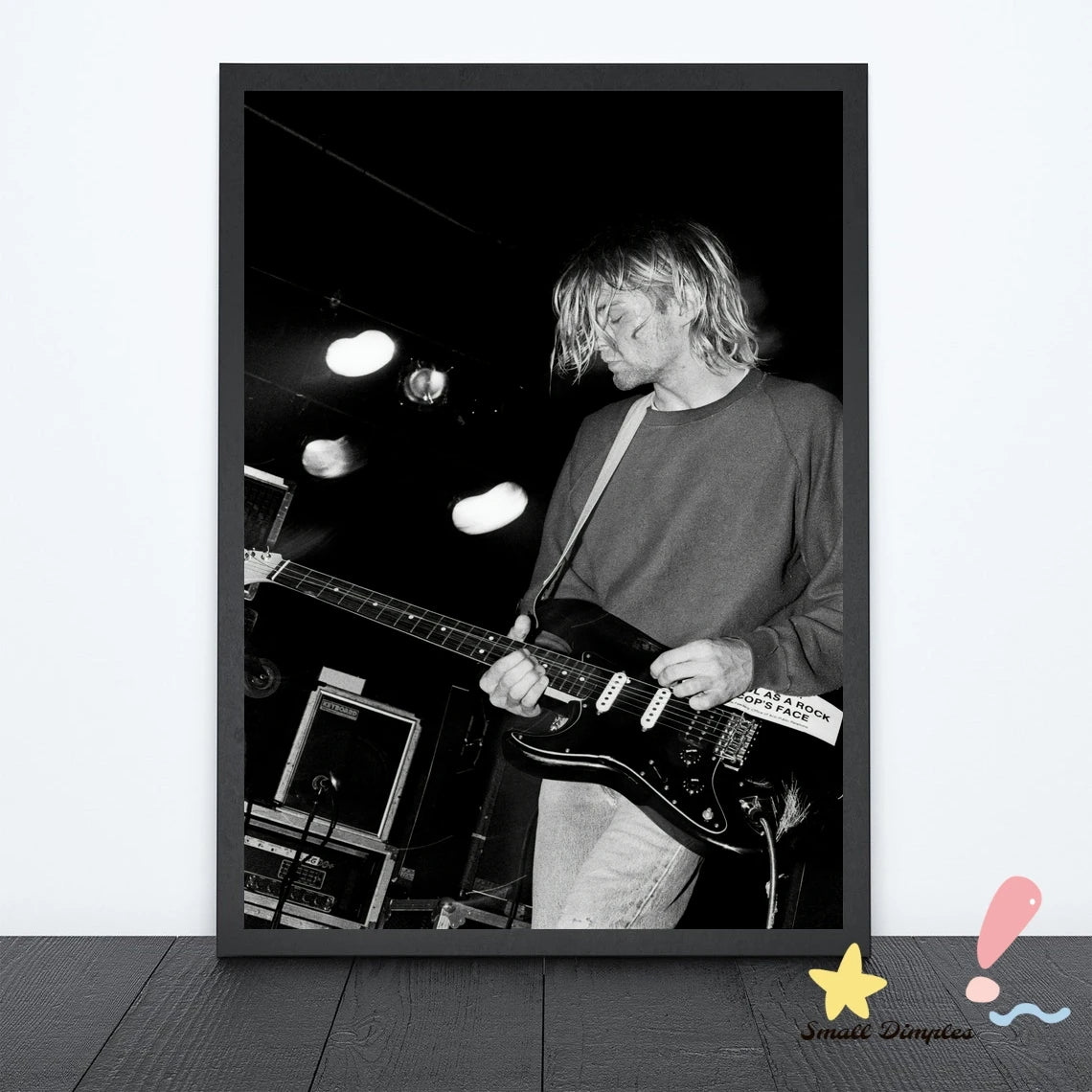 Rock Star’s Kurt Cobain Canvas Wall Arts