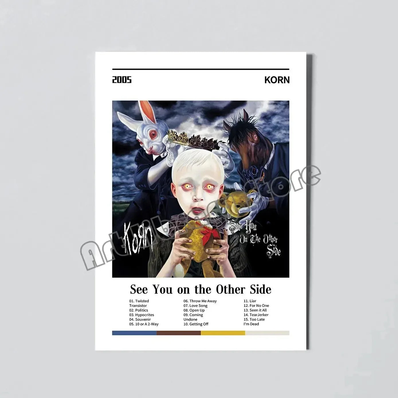 Edge of Sound – Korn Poster Series on Canvas