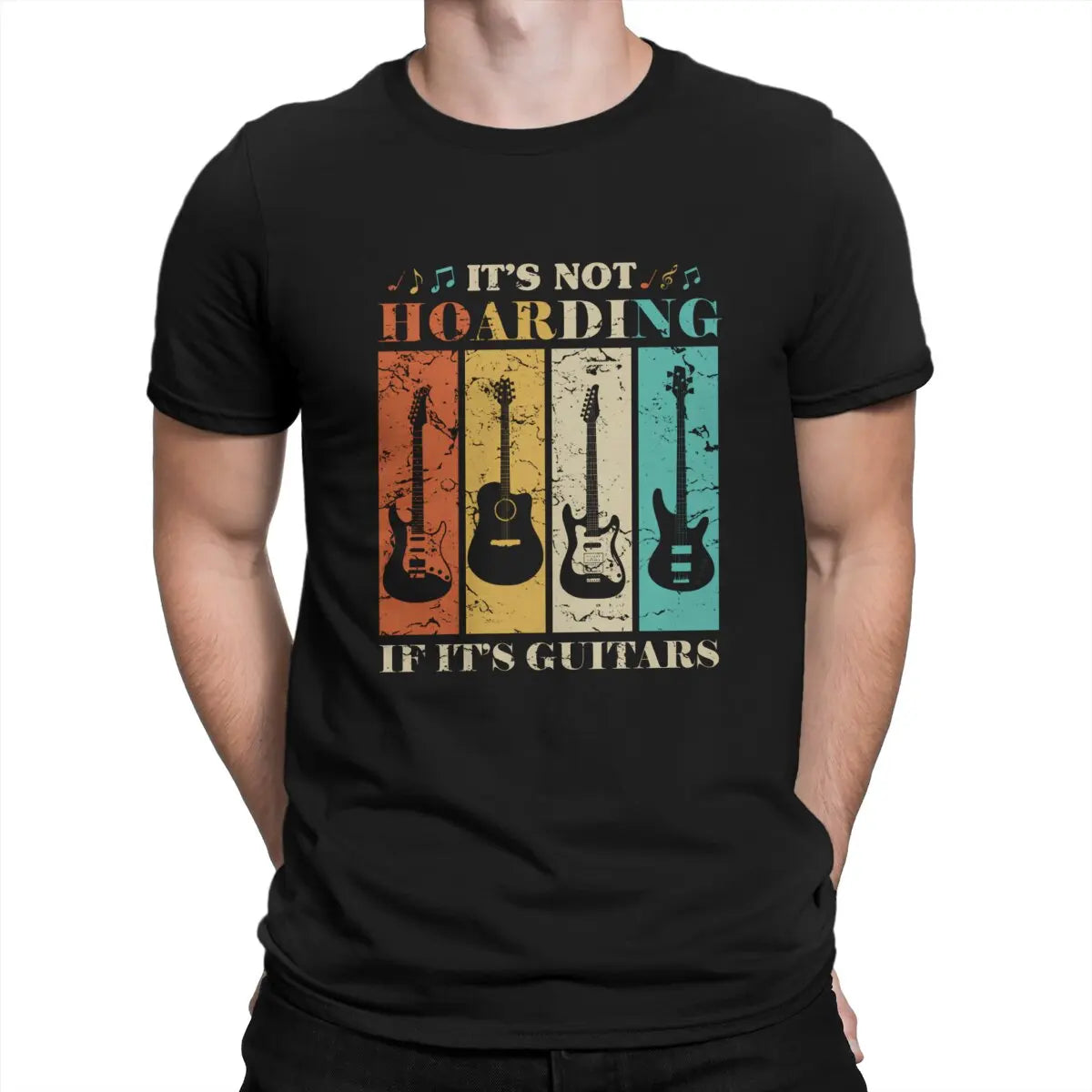 Hoarding Man's Guitar Rock T Shirt