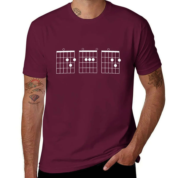 Guitar Chord Dad Father Day Vintage T-shirt