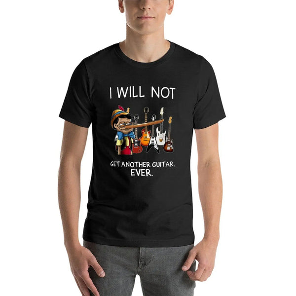 Funny Pinocchio & Guitars T-Shirt