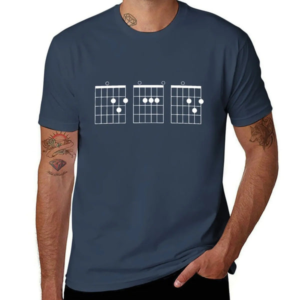 Guitar Chord Dad Father Day Vintage T-shirt