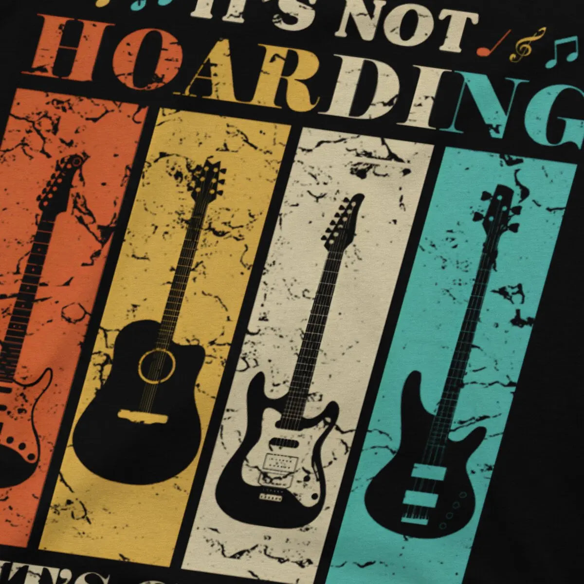 Hoarding Man's Guitar Rock T Shirt