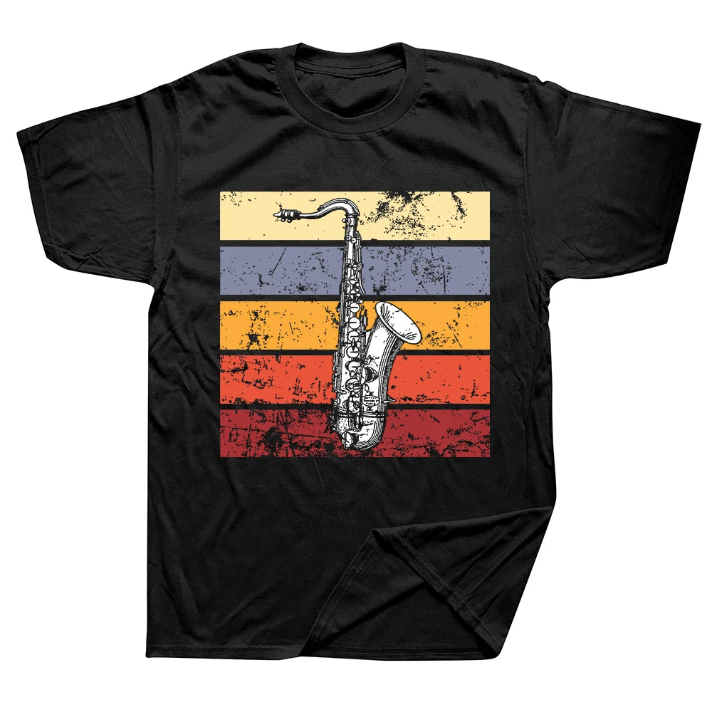 Saxophone  & Saxophonist Graphic Design T-Shirts