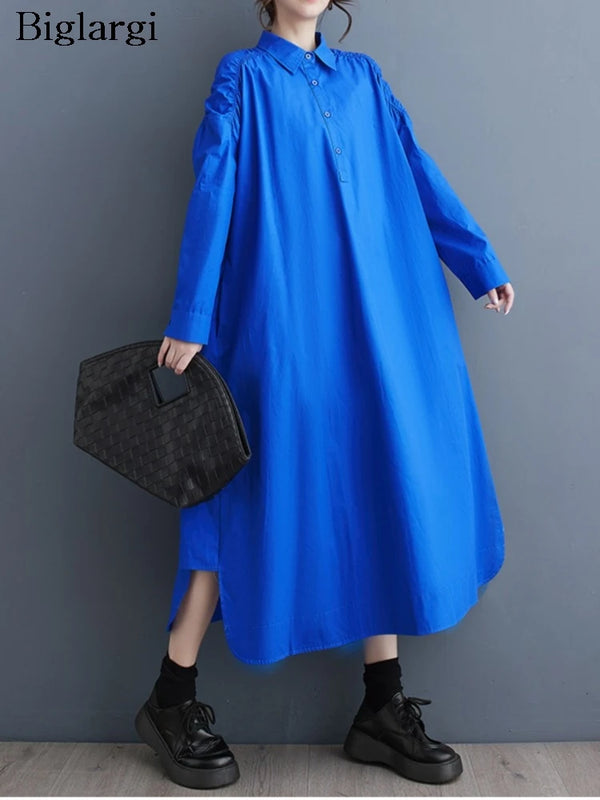 Oversized Long A-Line Dress