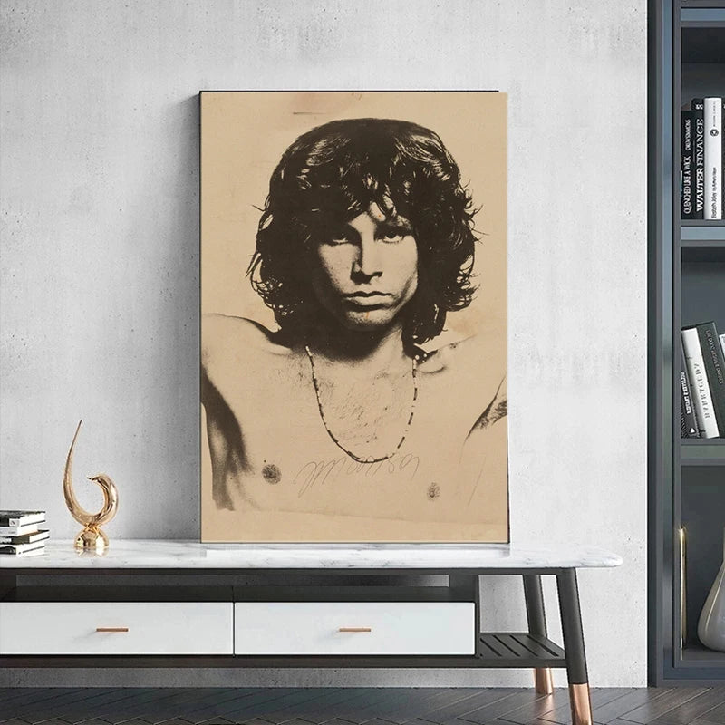 Vintage Retro Posters of Rock Poster Jim Morrison