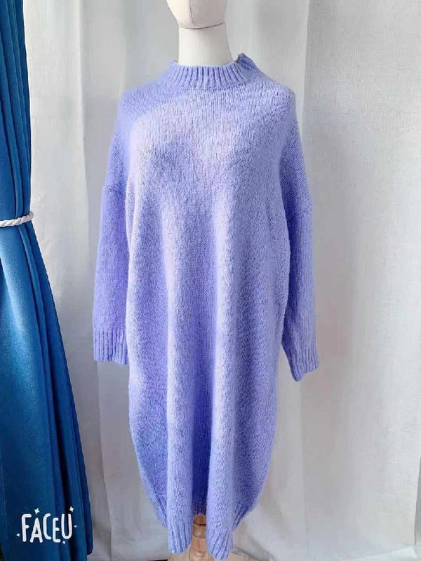 Maxi Vintage Oversized Knitted Dress