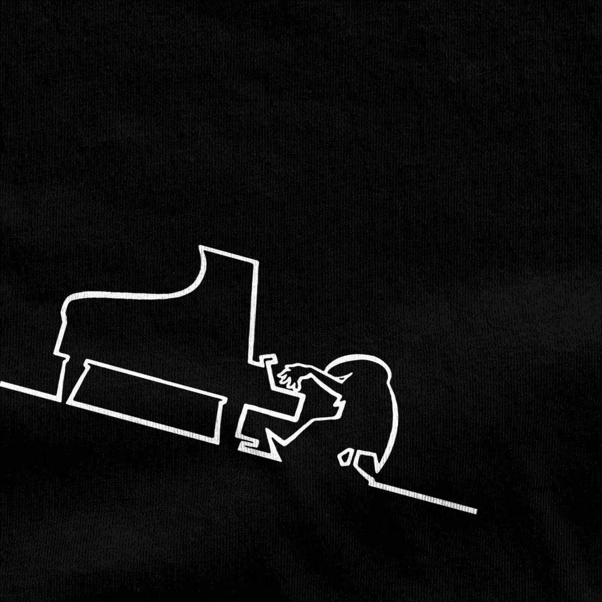 La Linea Playing  Piano T Shirts