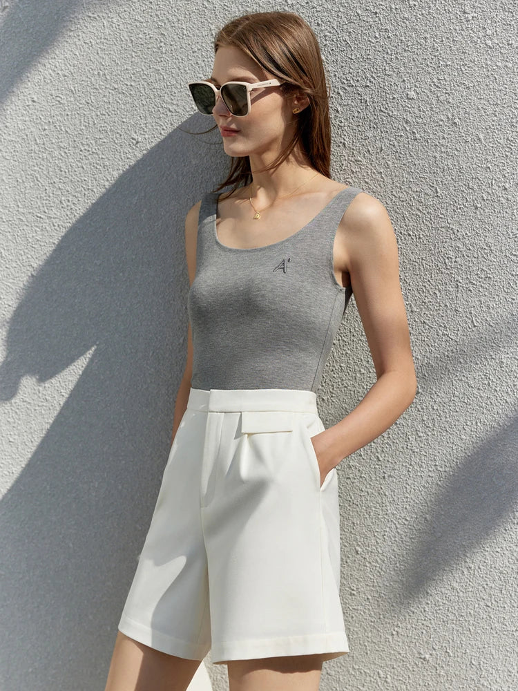 Summer Minimal Women’s U-neck Tank Tops