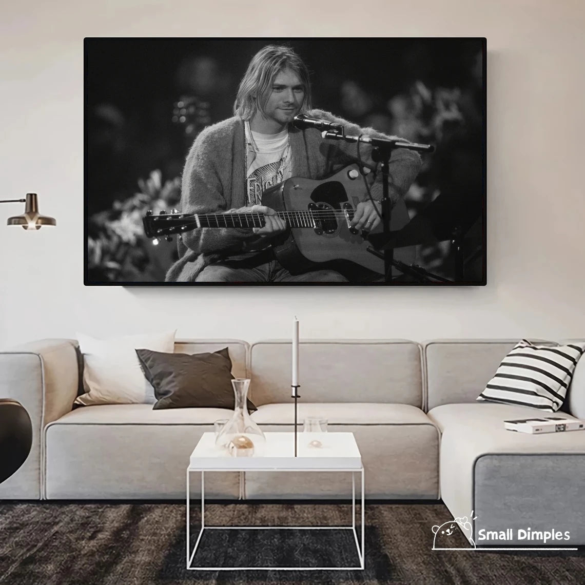 Rock Star’s Kurt Cobain Canvas Wall Arts