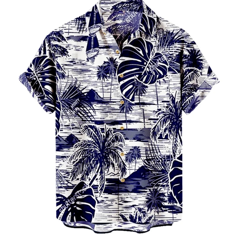 Stylish Wave-themed Hawaii Shirts