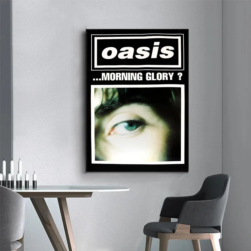 The Oasis band Music Album Posters