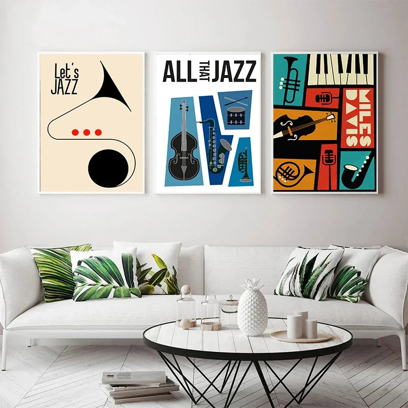 Jazz Music Posters and Wall Arts