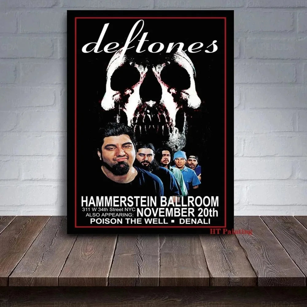 Retro Band Deftones Albums Posters