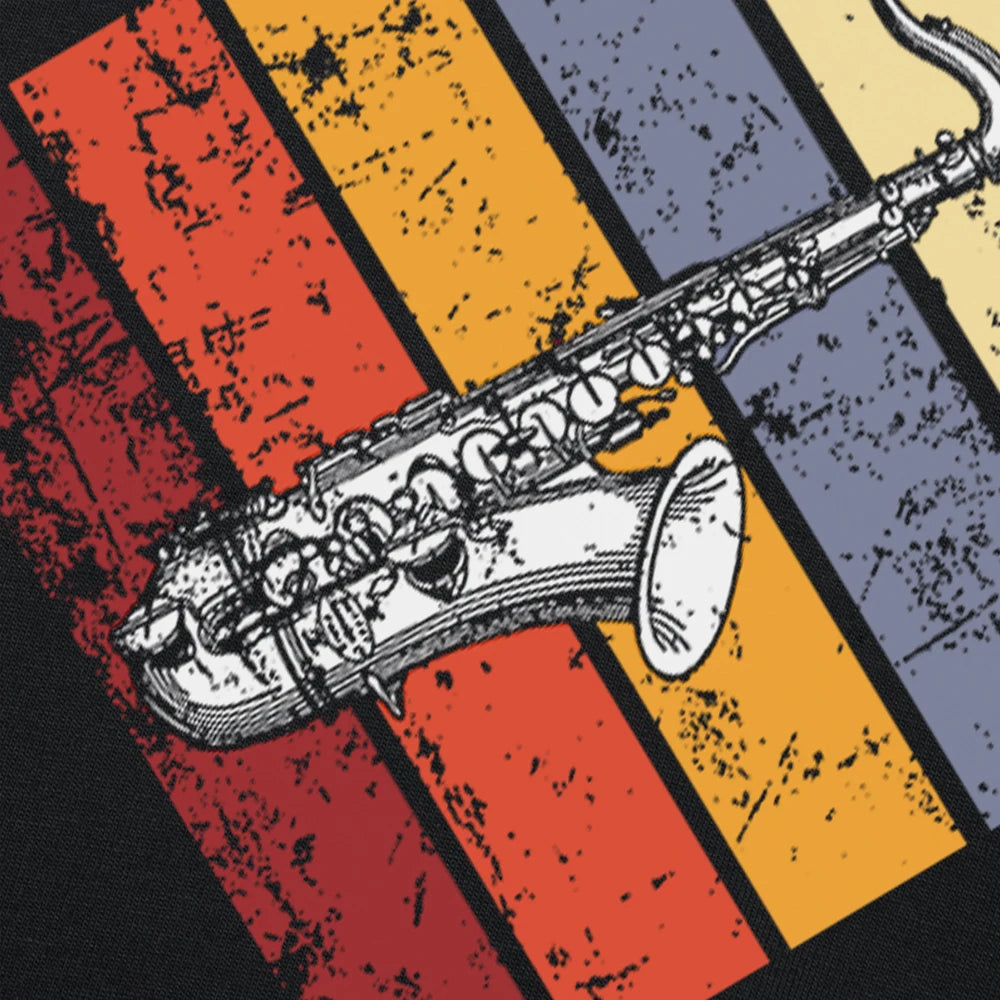 Saxophone  & Saxophonist Graphic Design T-Shirts